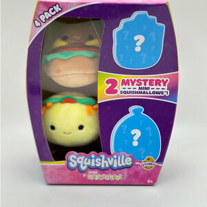 Squishville Mini Squishmallow Scrumptious Squad 4-pack
